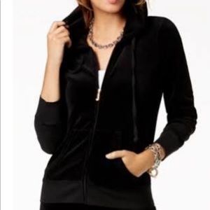 Black juicy couture zip up